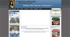 Desktop Screenshot of corinnegregory.com